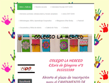 Tablet Screenshot of colegiolamerced.es